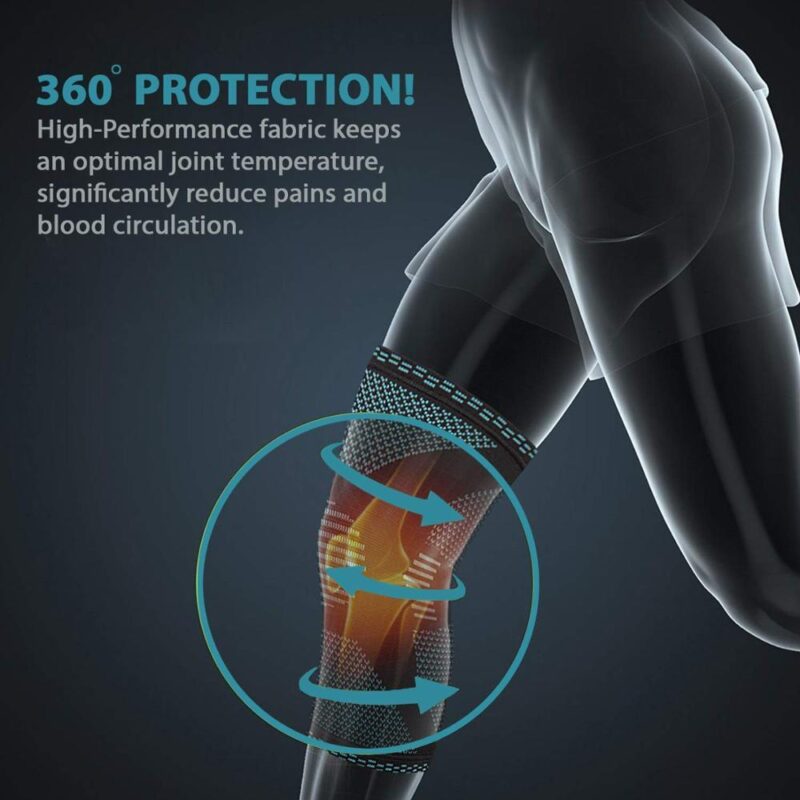 Sports Knee Pads Knitted Sports Knee Pads - Image 10