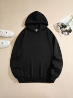 270G Fleece Hooded Sweatshirt With Rope S-2XL,
