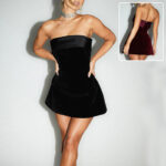 Zipper A-line Short Dresses Party Evening
