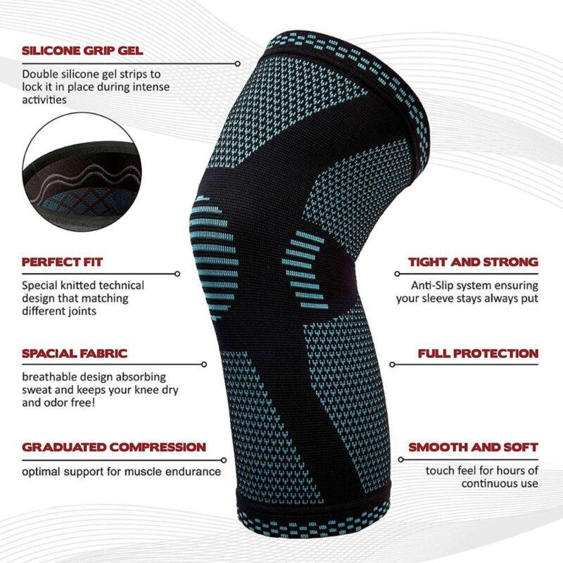 Sports Knee Pads Knitted Sports Knee Pads - Image 8