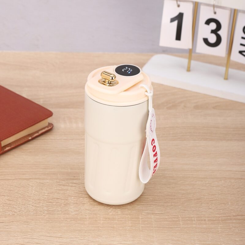 Smart Digital Thermal Bottle Portable Coffee Mug Stainless Steel - Image 6