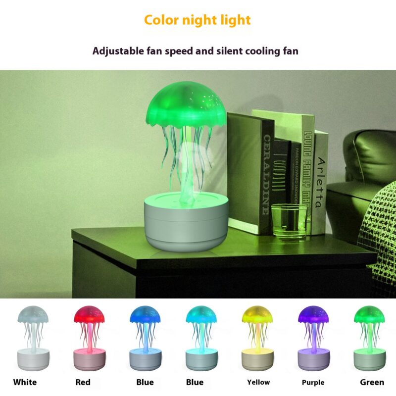 Jellyfish Humidifier Fragrance Diffuser Colorful Night - Image 5