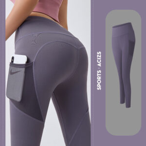 Women Tummy Control Jogging Tights Female Fitness Pants