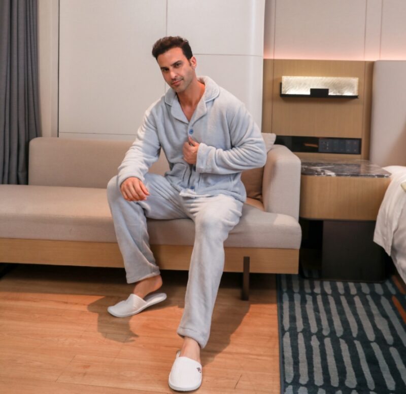 Men's Pajama Velvet Set - Image 2