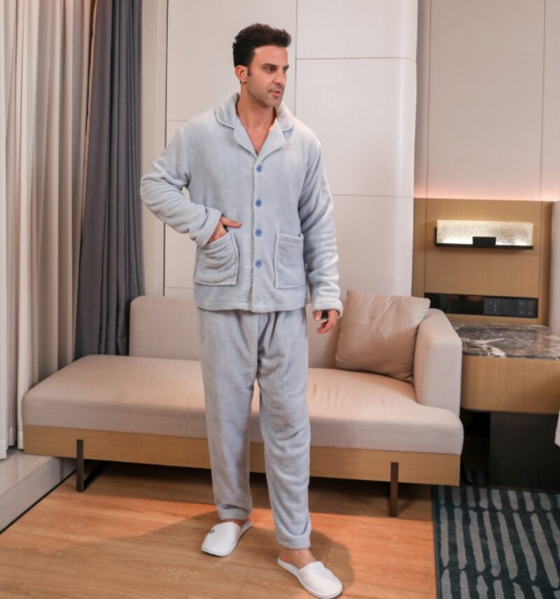 Men's Pajama Velvet Set - Image 4