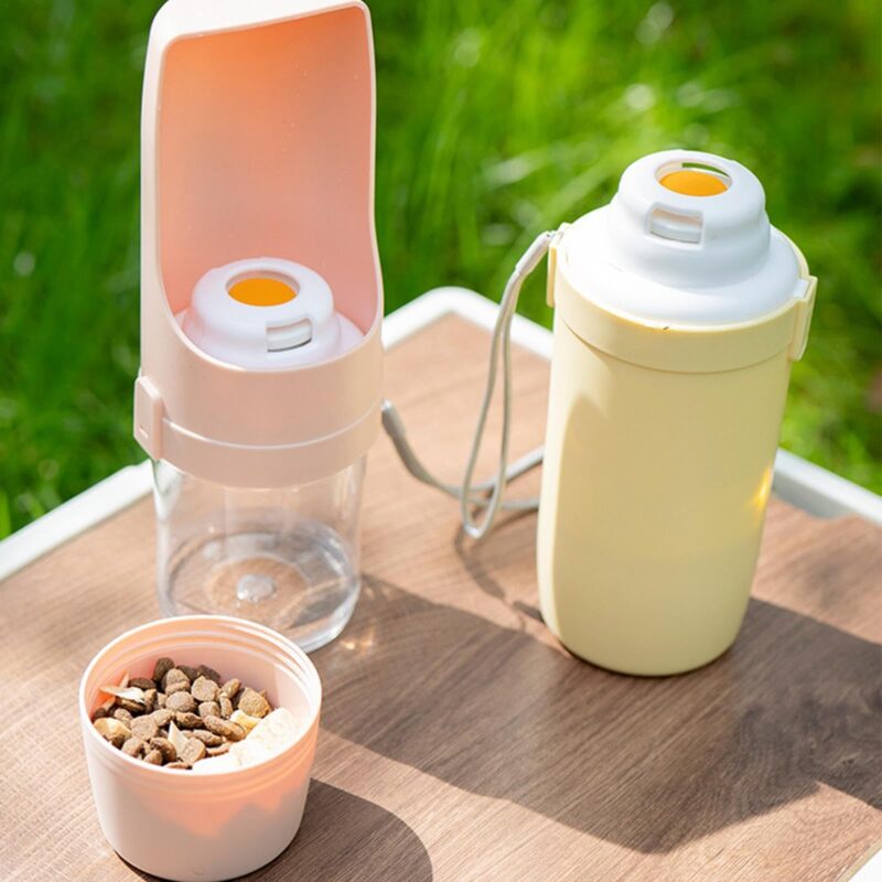 2 In 1 Travel Dog Water Bottle Pet Water Dispenser - Image 9