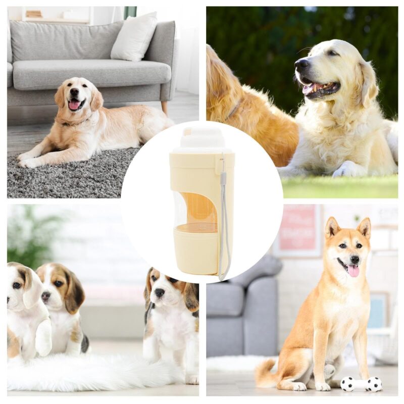 2 In 1 Travel Dog Water Bottle Pet Water Dispenser - Image 10